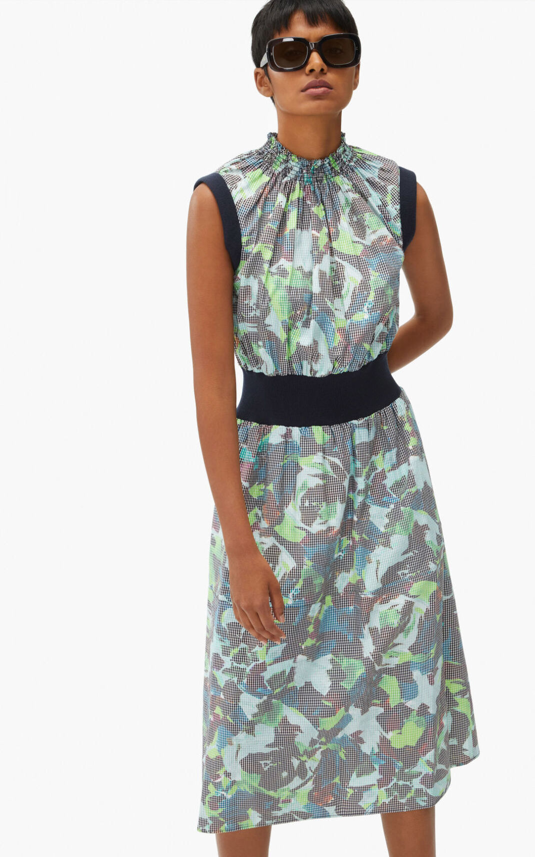 Vestidos Kenzo Archive Floral fitted Mujer Verde - SKU.2479839